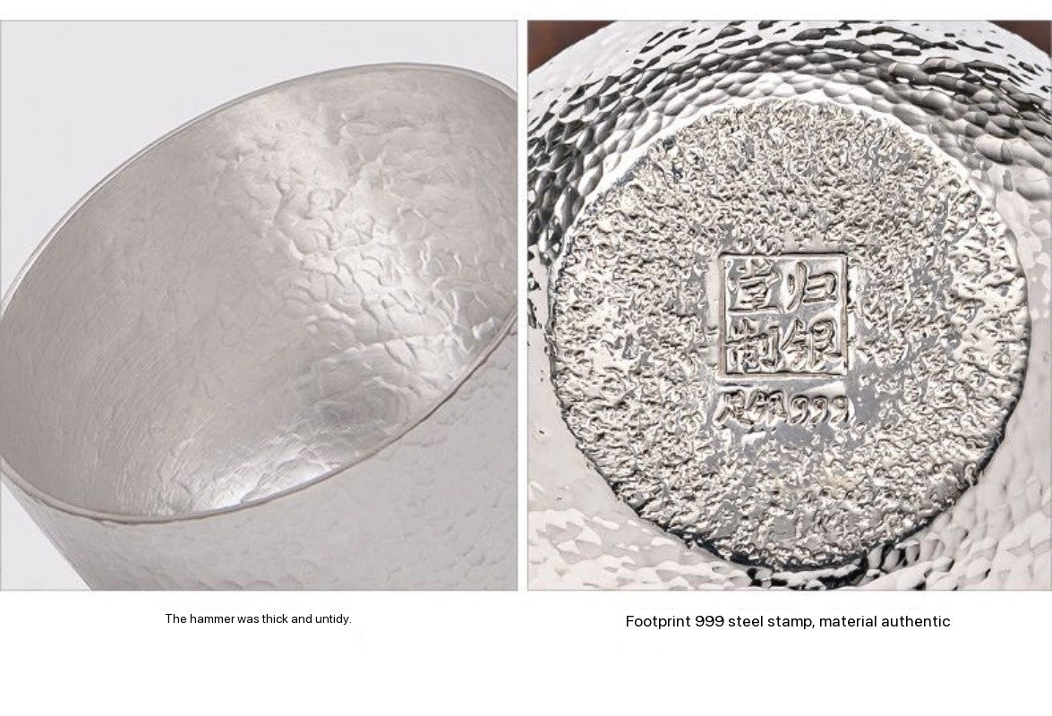 Pure Silver 999 teacup （2）