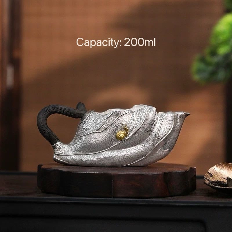 Silver Lotus Leaf fair cup