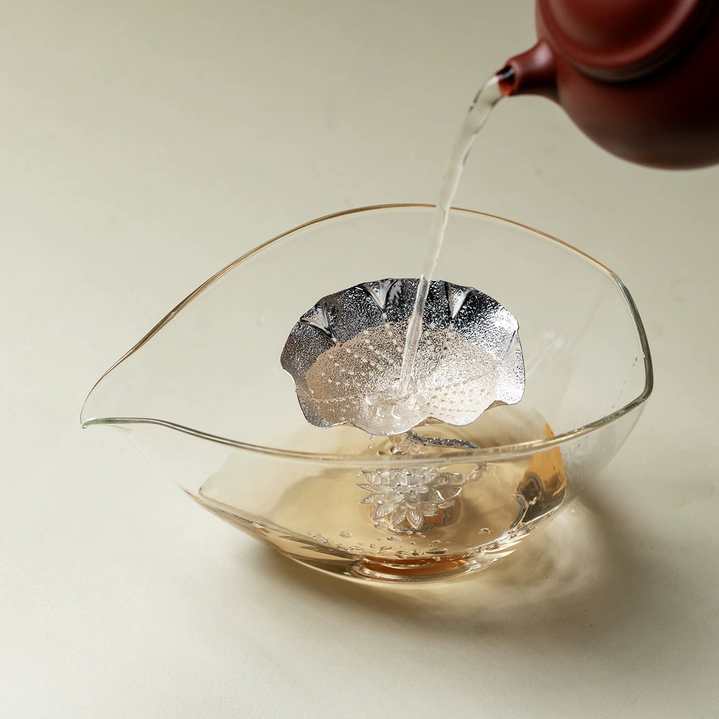 Silver Lotus Petal fair cup