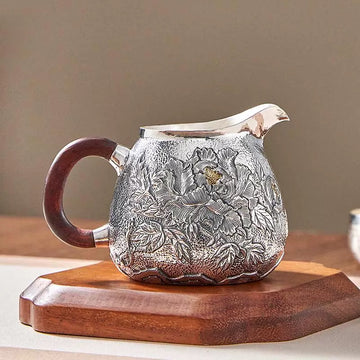 Silver Peony fair cup