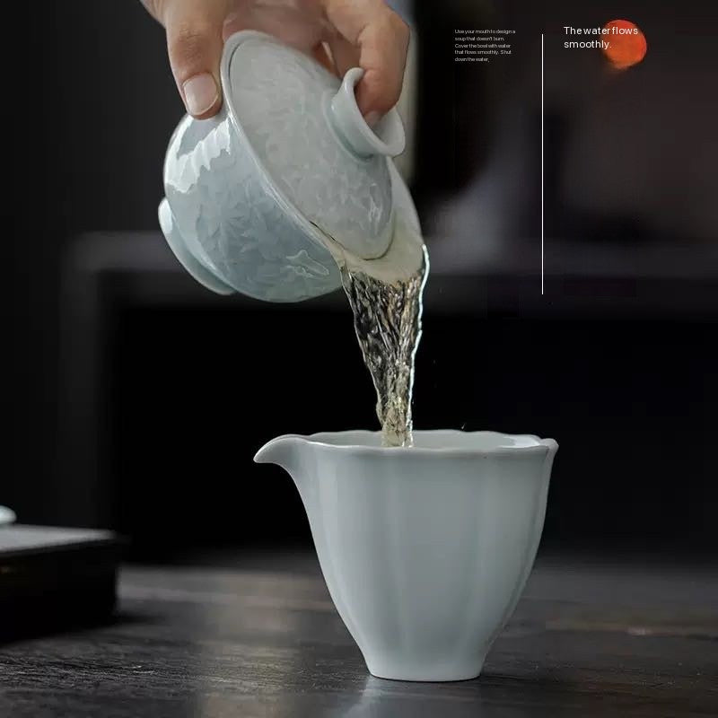 YingQing SAN CAI Covered Bowl