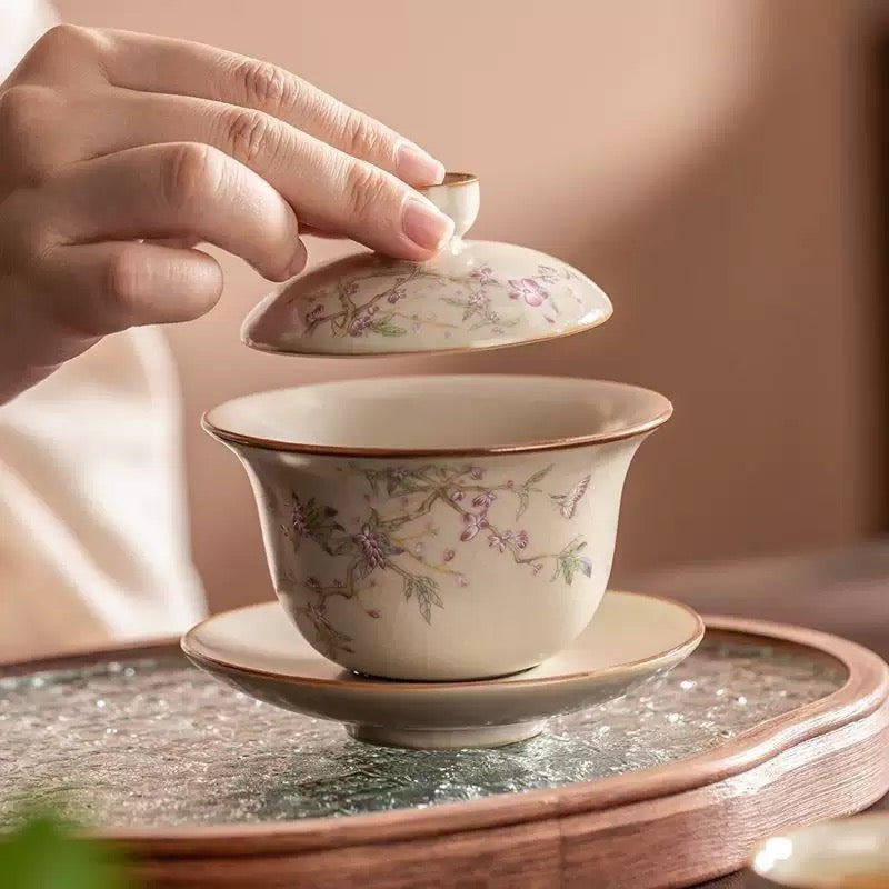 Wisteria Flower gaiwan