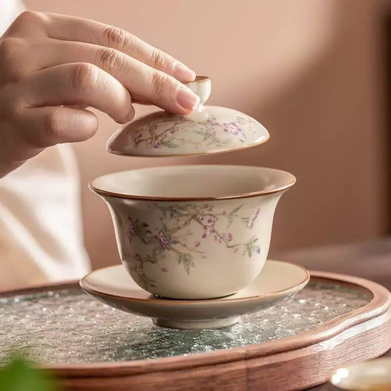Wisteria Flower gaiwan