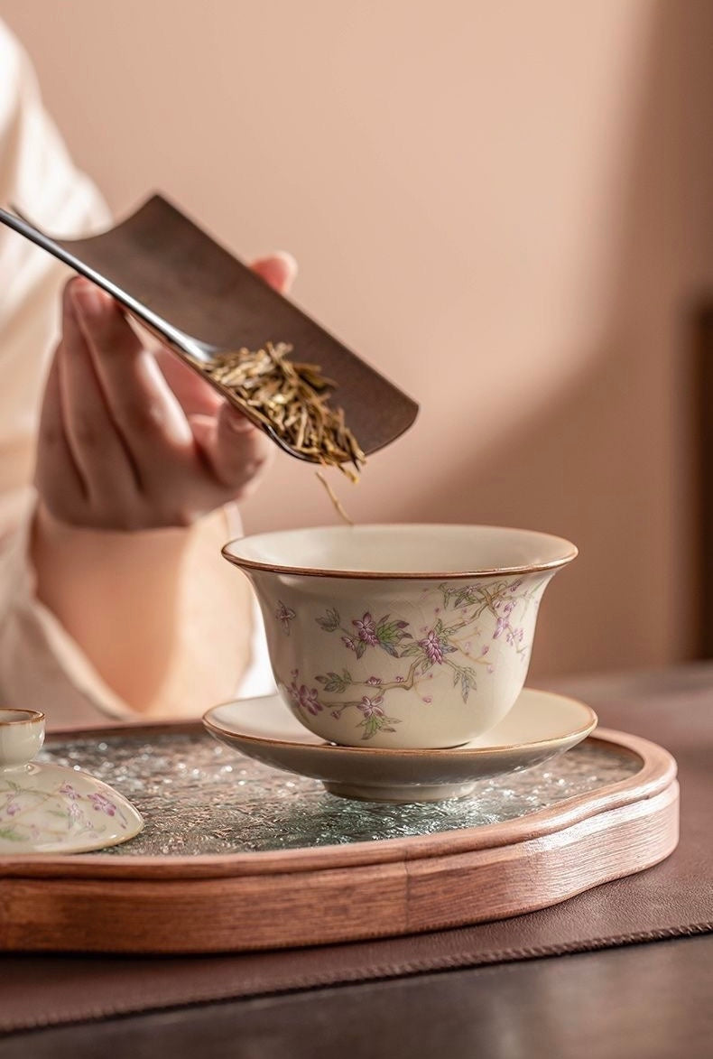 Wisteria Flower gaiwan