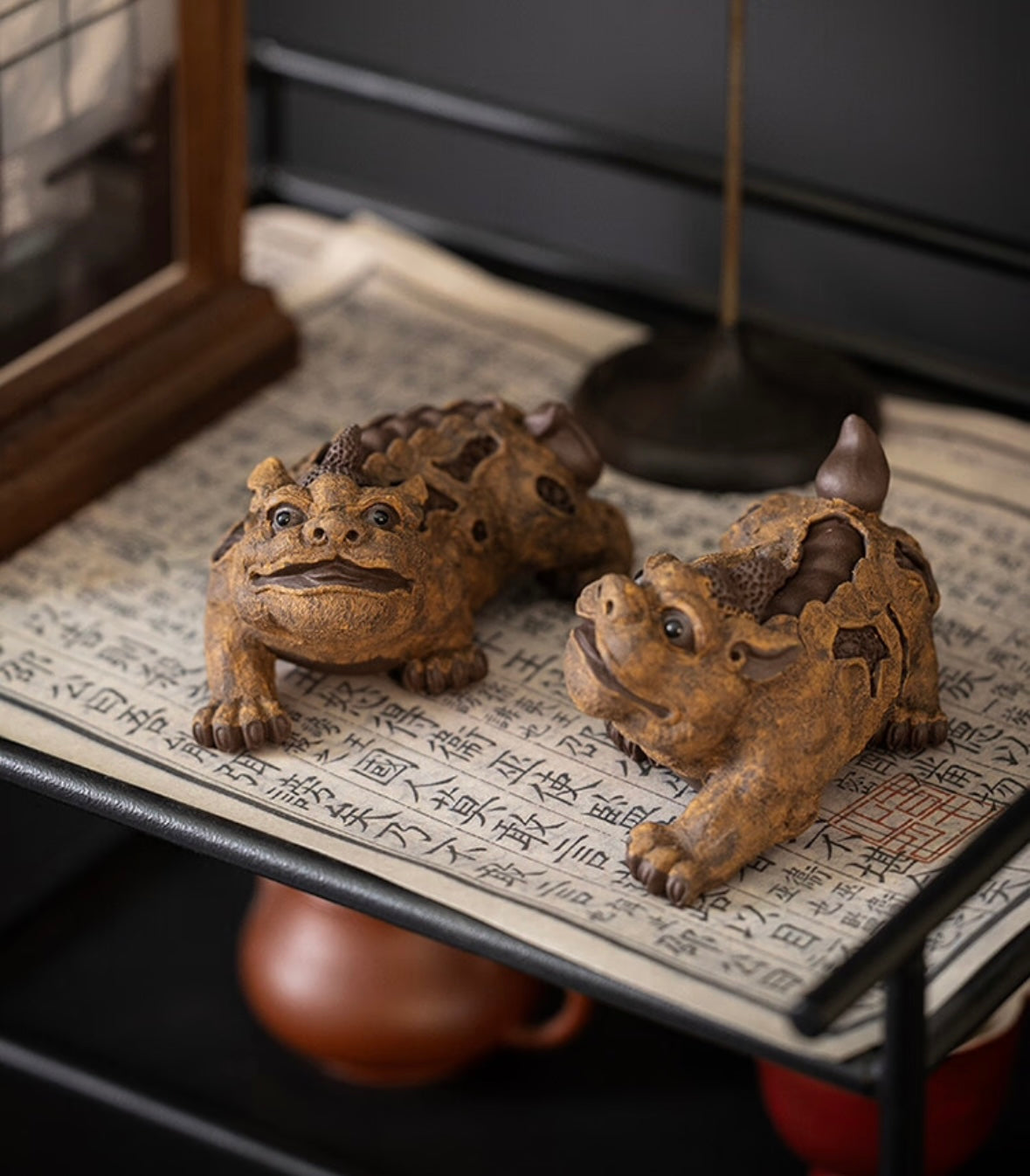 Attract And Seek Wealth tea pet