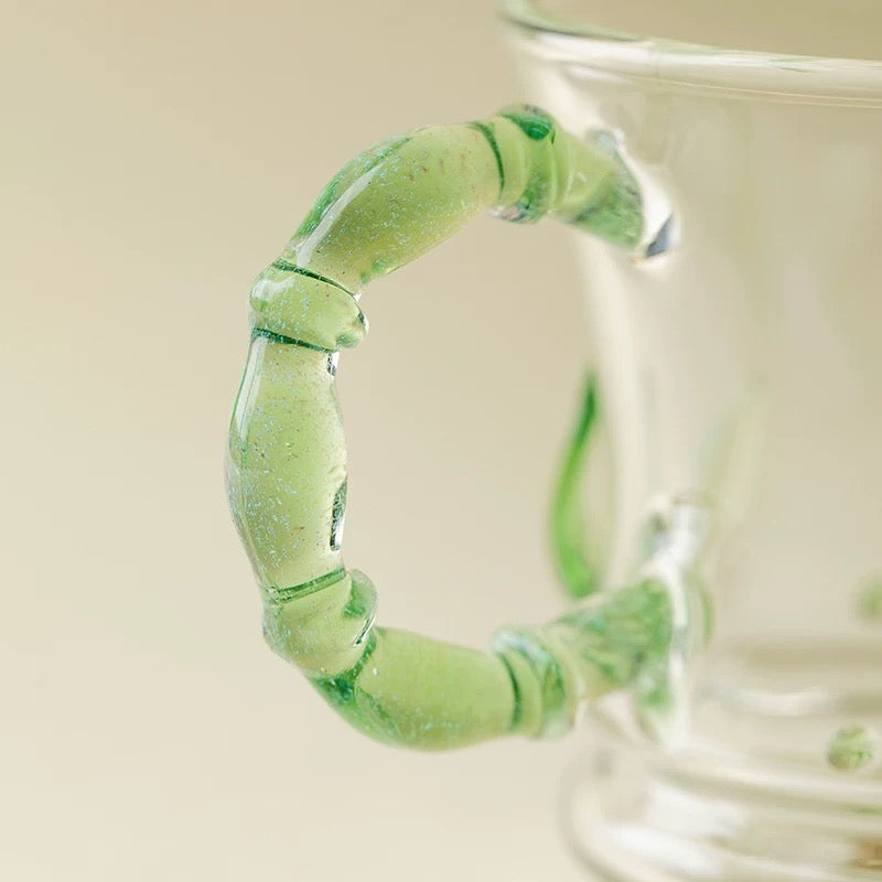 Bamboo-joint Panda fair cup