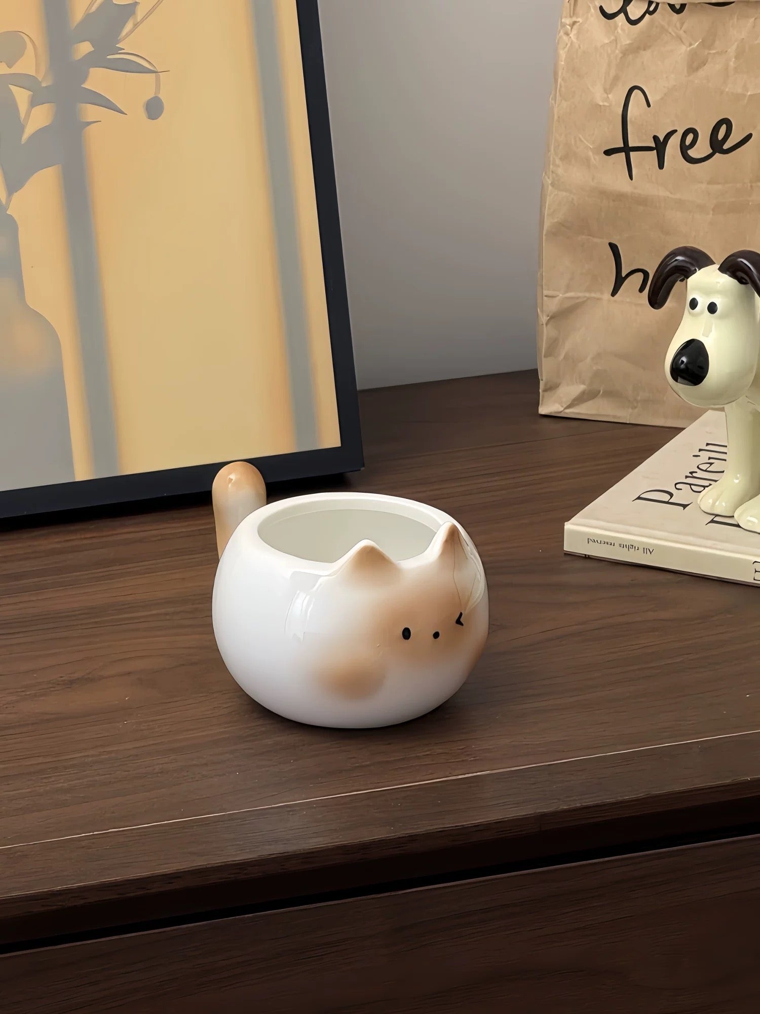 Cute Folding Cat mug