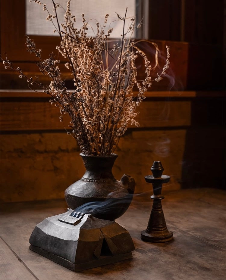 Tent incense burner