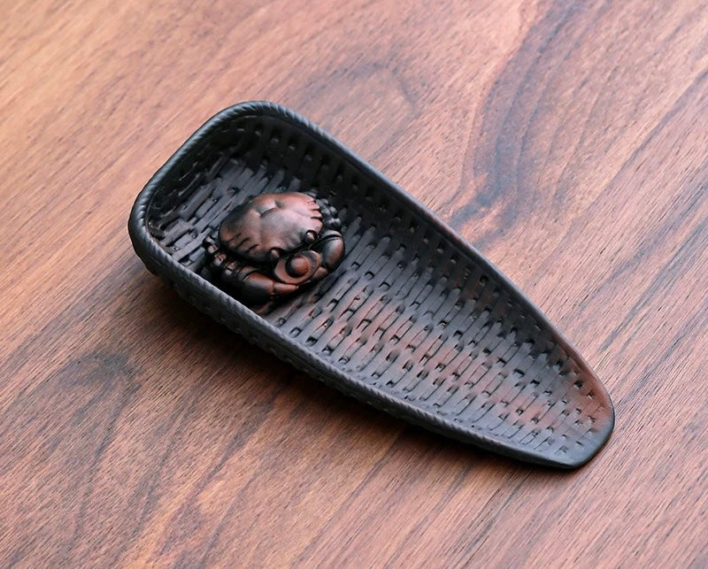 Purple Pottery tea scoop
