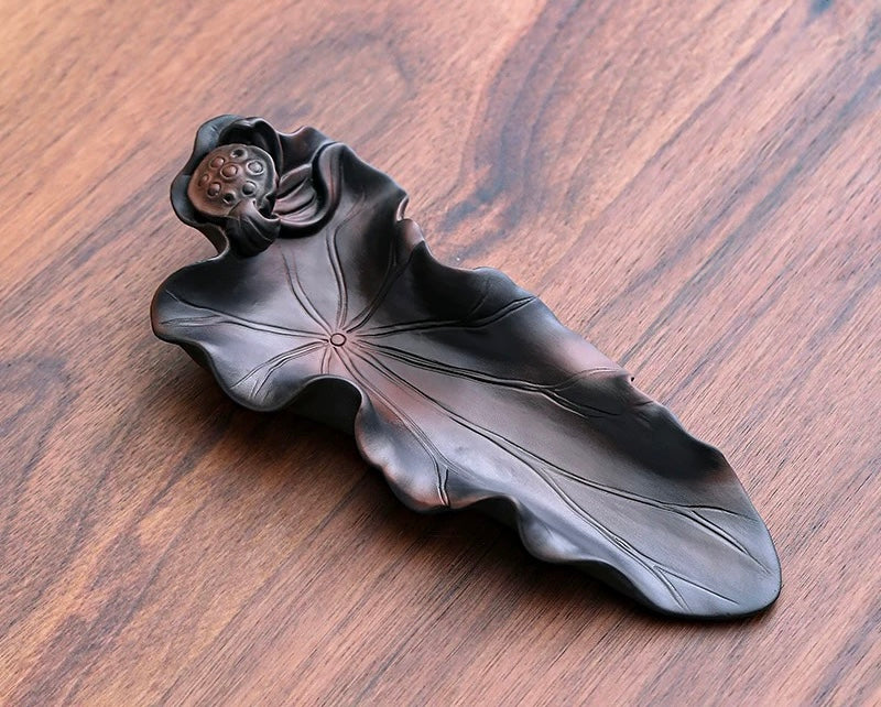 Purple Pottery tea scoop