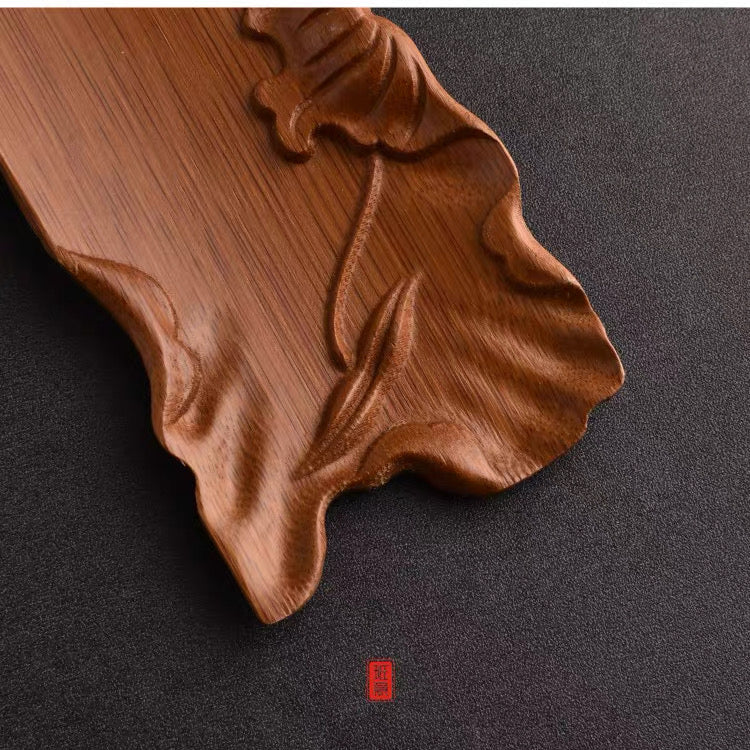 Carved Bamboo tea scoop